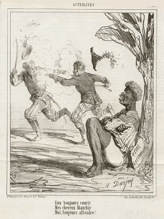 American Civil War cartoons from Le Charivari. Alfred-Henri Darjou.