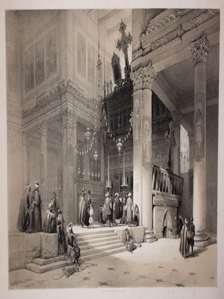 Item #2297 Roberts - Church of St Helena, Bethlehem. Louis Haghe, after David Roberts RA