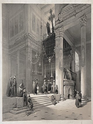 Item #2298 Church of the Annunciation, Nazareth. Louis Haghe, after David Roberts RA