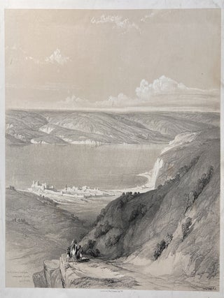 Item #2303 Sea of Tiberias (Sea of Galilee). Louis Haghe, after David Roberts RA