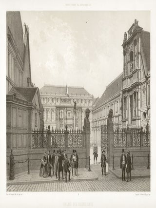 Item #2321 Paris - Palais des Beaux Arts. Philippe Benoist, after Chapuy