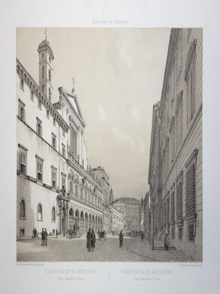 Item #2370 Piazza e Basilica De Santi Apostoli. Philippe Benoist