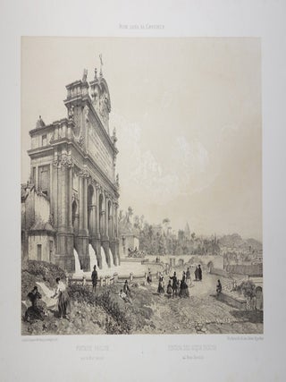 Item #2372 Fontana Dell'Acqua Paolina sul Monte Gianicolo. Sabatier after Felix Benoist, Bayot