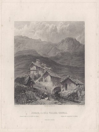 Item #2388 India - Jerdair - A Hill Village - Gurwall. T Higham after David Cox after Capt. R....