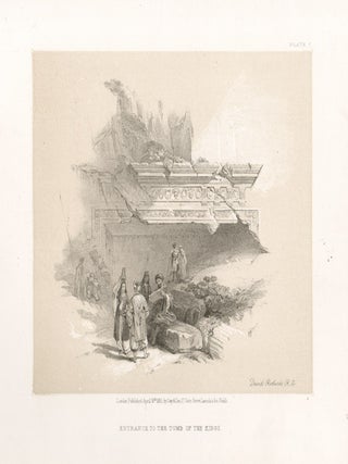 Item #2403 Entrance to the Tomb of the Kings. After David Roberts RA