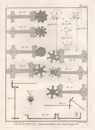 Item #2439 Horlogerie (Clock-making). Robert Benard, engraver