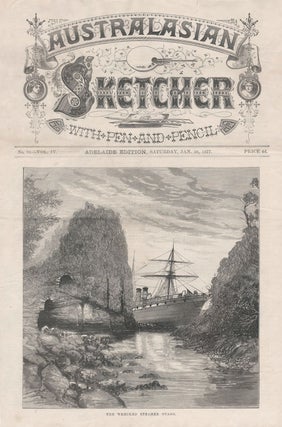 Item #2451 The Wrecked Steamer Otago. The Australasian Sketcher