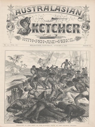Item #2452 Massacre of the crew of the Dancing Wave at the Solomon Islands. The Australasian...