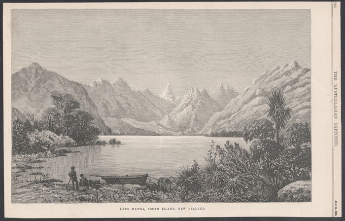 Lake Hawea, South Island, New Zealand | The Australasian Sketcher