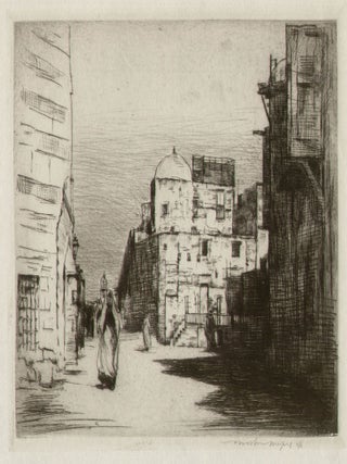 Item #247 Menpes - On the way to Cairo. Mortimer L. Menpes