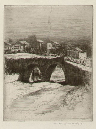 Item #250 Menpes - A Mexican Village. Mortimer L. Menpes