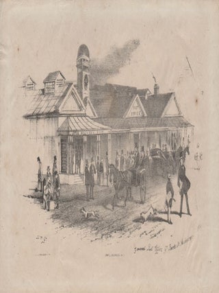 Item #2503 General Post Office, Gt Bourke St, Melbourne. Samuel Thomas Gill