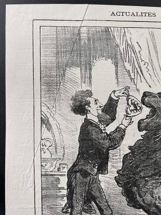 Se proposant de montrer les dents (Proposing to show his teeth)