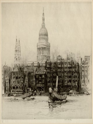 Item #253 Farrell - St Paul's, London. Frederick Farrell