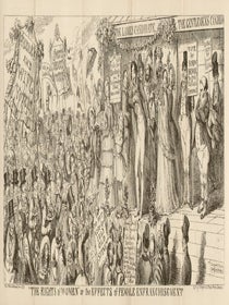 Item #2614 The Rights of Women or the Effects of Female Enfranchisement. George Cruikshank