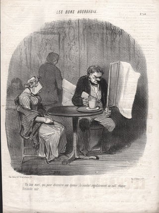 Item #2620 Daumier - Les Bons Bourgeois. Honore Daumier