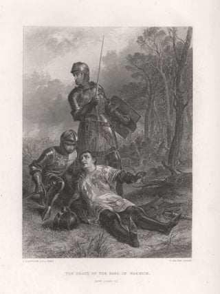 Item #2681 The Death of the Earl of Warwick (King Henry VI). T Brown after John Adams Houston