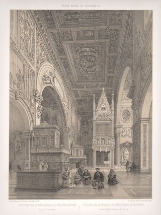 Item #2783 Interior of Basilica of St. John Lateran. Philippe Benoist