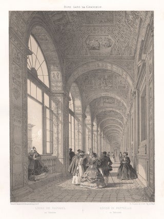 Item #2786 Loggia di Raffaello in the Vatican. Philippe Benoist, Bayot