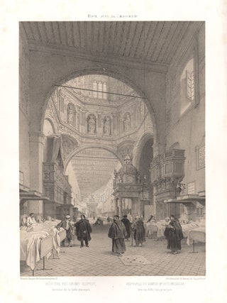 Item #2791 Ospedale di Santo Spirito in Sassia. Philippe Benoist, after Felix Benoist, Bayot