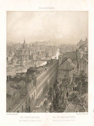 Item #2802 Rome - View from Monte Gianicolo. Sabatier after Felix Benoist, Bayot