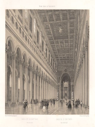 Item #2810 Basilica of St Paul outside the Walls. Philippe Benoist, Bayot