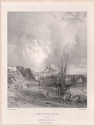 Item #2818 Mount Orgueil Castle, Jersey. Louis Haghe, after N. De Garis