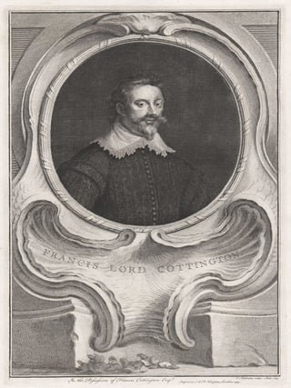 Item #2868 Francis Lord Cottington. Jacobus Houbraken