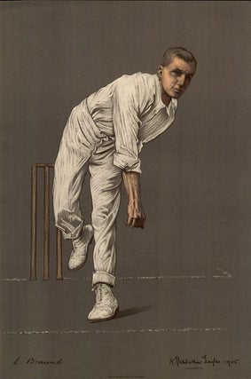 Item #296 Empire Cricketers - Braund. Albert Chevallier Tayler