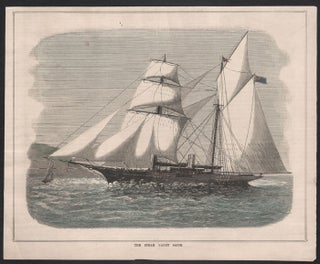 Item #2973 The Steam Yacht Saide. Anon