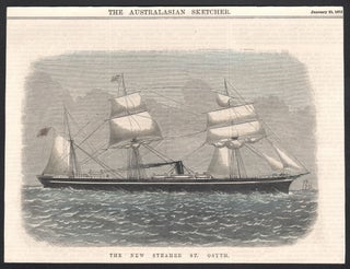 Item #2975 The New Steamer, St Osyth. The Australasian Sketcher