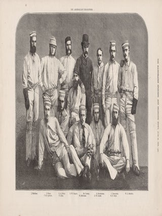 Item #298 The Australian Cricketers. The Illustrated Sporting, Dramatic News