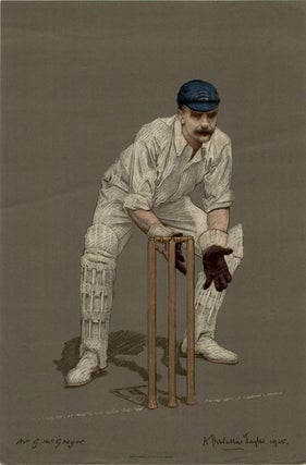 Item #299 Empire Cricketers - MacGregor. Albert Chevallier Tayler