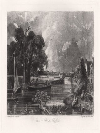 Item #3003 River Stour, Suffolk. David Lucas, after John Constable