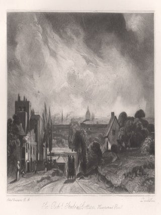 Item #3008 Sir Richard Steele's Cottage, Hampstead Road. David Lucas, after John Constable