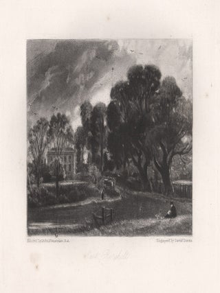 Item #3011 East Bergholt. David Lucas, after John Constable