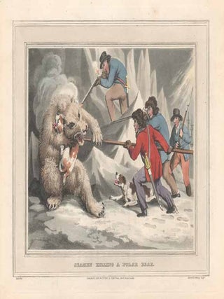 Item #3017 Seamen Killing a Polar Bear. Mathew Dubourg, Samuel Howitt after Samuel Howitt