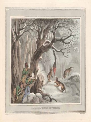 Item #3020 Shooting the Wolves in Winter. Mathew Dubourg, after Franz Joseph Manskirch