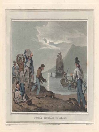 Item #3025 Turtle Catching on Land. Mathew Dubourg, after John Heavenside Clark, c