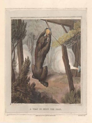 Item #3030 A Trap to Shoot the Bear. Mathew Dubourg, Samuel Howitt after Samuel Howitt