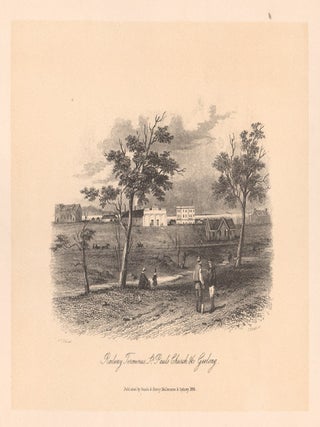Item #3047 Railway Terminus. St Paul's Church. Geelong. After James Tingle, after ST Gill