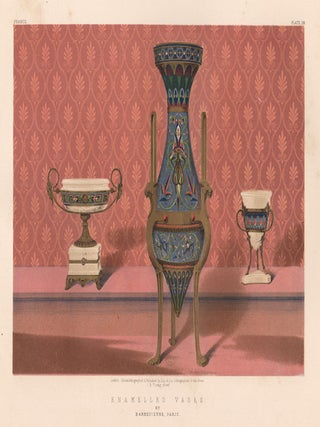 Item #31 Enamelled Vases by Barbedienne, Paris. JP Waring, author