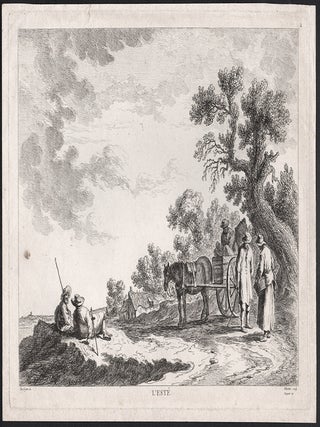 Item #3215 L'Este (Summer). Franz Edmund Weirotter, after Jan Van Goyen