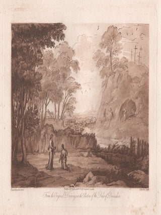 Claude - Christ in the Garden. Richard Earlom, after Claude.