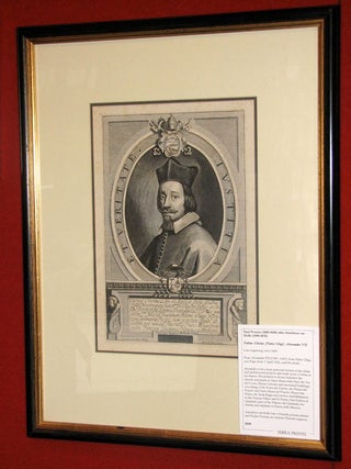 Item #3267 Fabius Chisius (Fabio Chigi), Pope Alexander VII. Paul Pontius, after Anselmus van Hulle