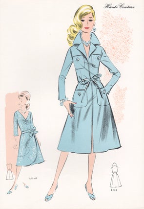 Item #3273 1970s French Fashion Design. Haute Couture