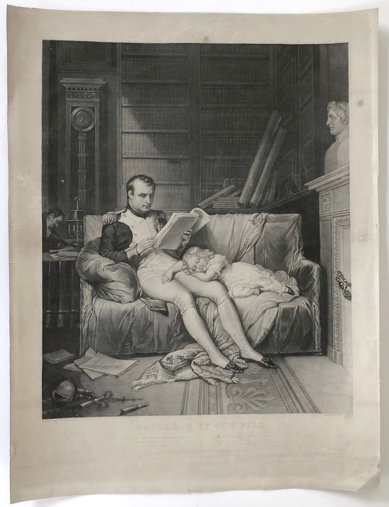 Item #3326 Napoleon et Son Fils. George Zobel, after Charles de Steuben.