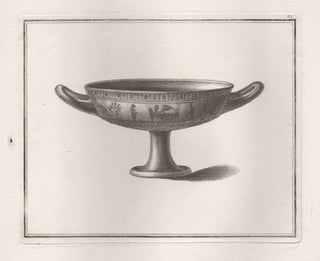 Item #3681 Hamilton Greek Vase - Attic Black Figured Komast Cup. Pierre Francois Hugues...
