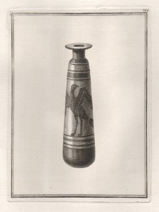 Item #3686 Hamilton Greek Vase - Black figured Alabastron. Pierre Francois Hugues D'Hancarville,...