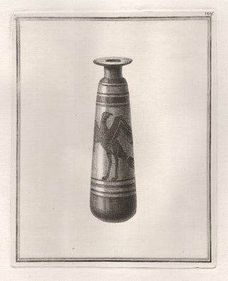 Item #3686 Hamilton Greek Vase - Black figured Alabastron. Pierre Francois Hugues D'Hancarville,...